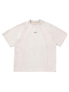 MASONPRINCE Suede Short Sleeve T Shirt in White