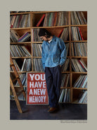 USAGE Type I Selvedge Denim Cropped Jacket in Denim - On Male Model
