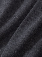 MSBEAST Biella Merino Wool Wide Leg Pants in Gray - Detail
