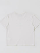 SMFK Washed Cross Graphic Cotton T Shirt in White