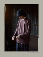 USAGE Merino Wool Blend T Shirt Set in Brown - On Male Model