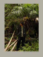 USAGE Reversible Utility Noragi Jacket in Black - On Male Model