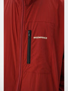 MASONPRINCE Lightweight Tonal Check Nylon Jacket in Red - Detail