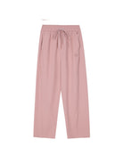 MEDM Lightweight Wide Leg Track Pants in Pink
