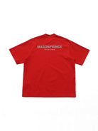 MASONPRINCE Reflective Heavyweight Cotton T Shirt in Red