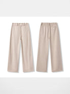 Retro 21 Brushed Curved Leg Pants in Beige