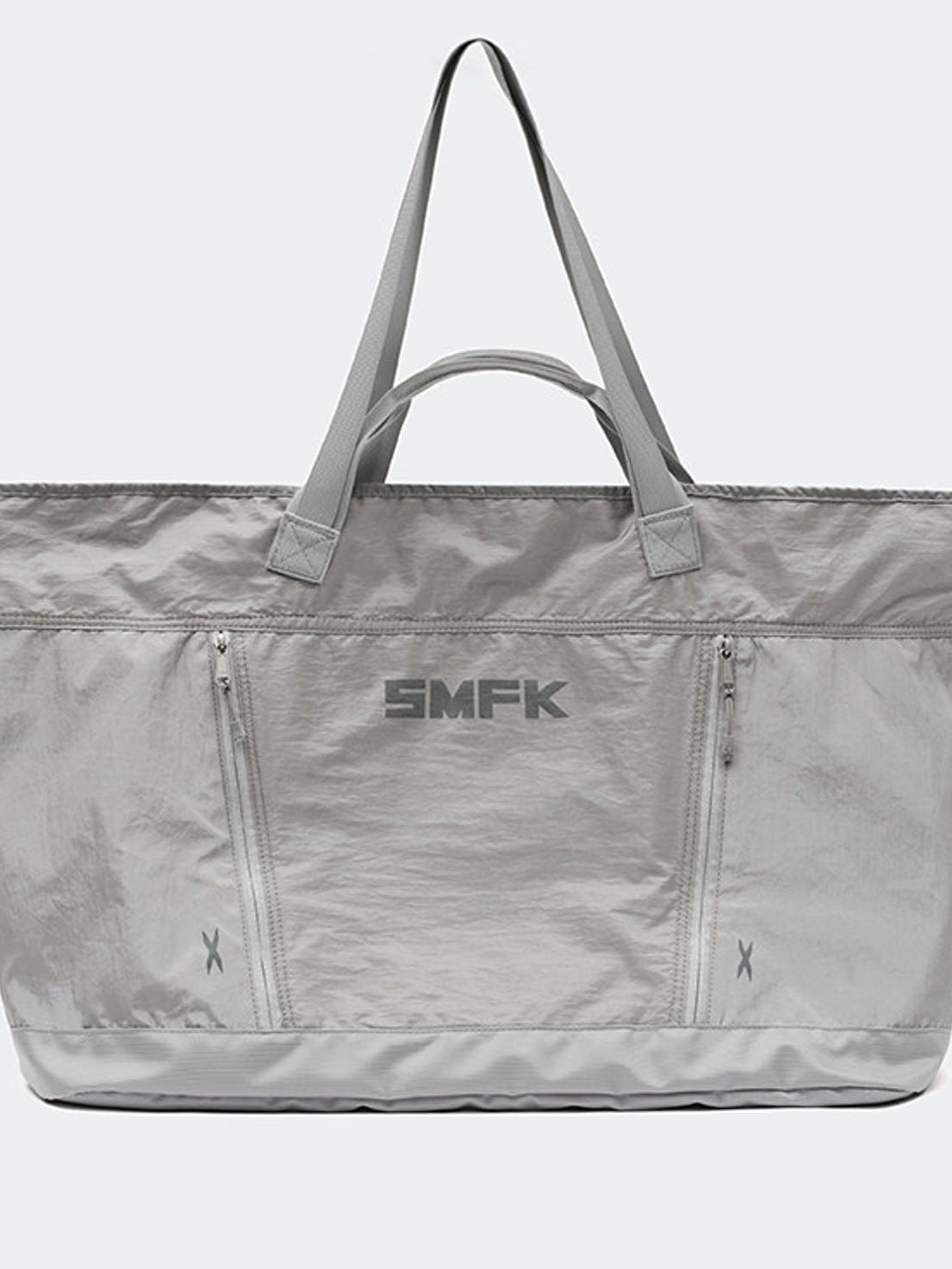 SMFK Large Polyamide Fitness Bag in Gray