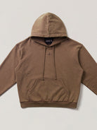 SMFK Vintage Camouflage Cotton Hoodie in Brown