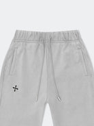 SMFK Cotton Flared Sweatpants in Gray - Detail