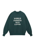 USAGE Heavyweight Raglan Graphic Sweatshirt in Green