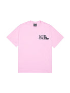 MEDM Half Sleeve Cotton Logo T Shirt in Pink