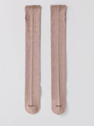SMFK Cotton Blend Athletic High Socks in Beige