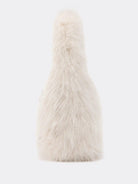 SMFK Plush Mini Handbag in White