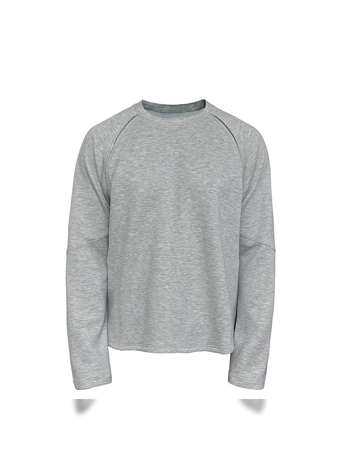 JCAESAR STUDIO Structural Seam Viscose Sweatshirt in Dark Gray