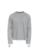 JCAESAR STUDIO Structural Seam Viscose Sweatshirt in Dark Gray