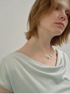 TEASEL Multi Wear Off Shoulder Top in Mint - On Female Model