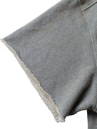 D5ove Heavyweight Boxy Cotton T Shirt in Gray - Detail