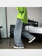 MASONPRINCE Straight Leg Denim Jeans in Denim - On Model