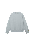 USAGE Reversible Cotton Crewneck Sweatshirt in Heather Gray