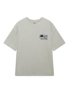 USAGE Retro Tennis Graphic Cotton T Shirt in Gray