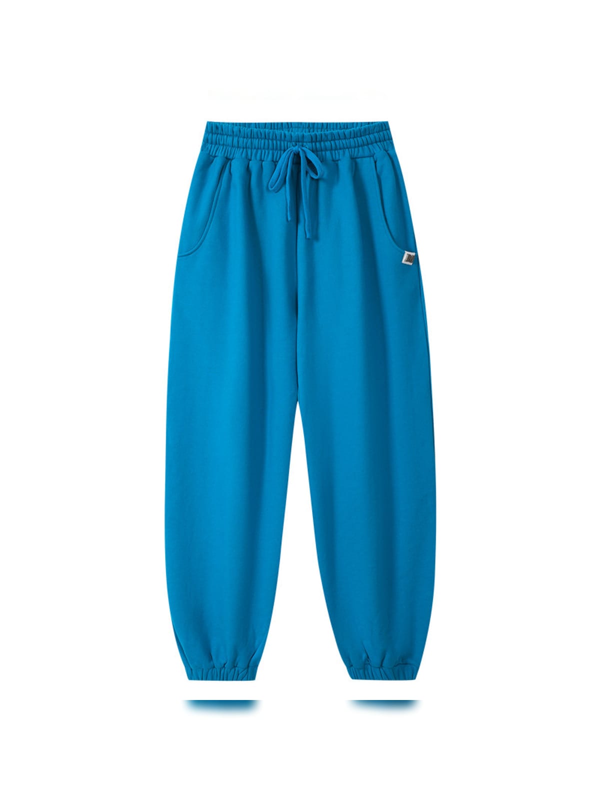 MEDM Cotton Drawstring Sweatpants in Blue