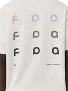 FPA Heavyweight Cotton Blend T Shirt in Beige - On Model