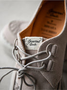 Soda Woven Suede Platform Sneakers in Gray - Detail